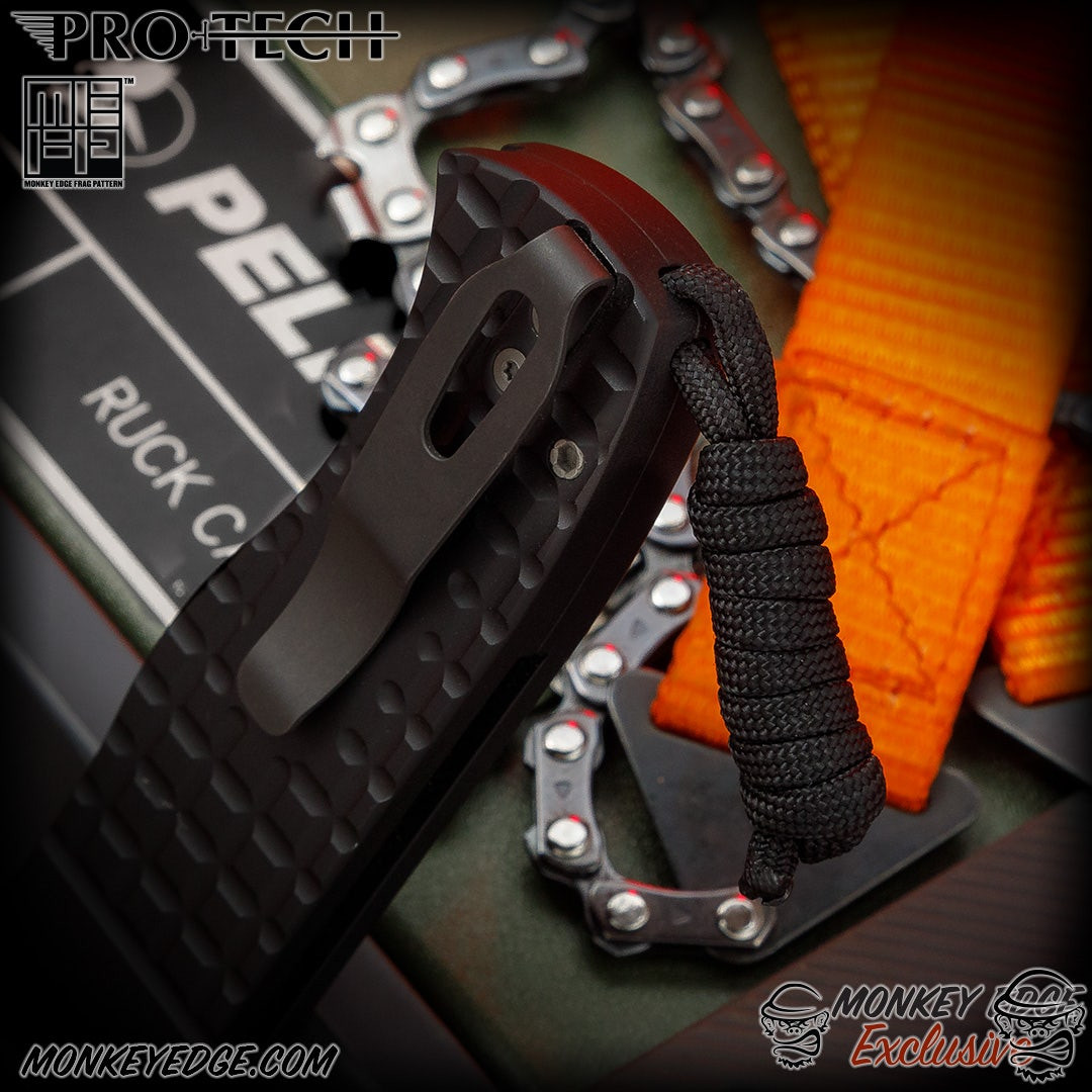 Monkey Edge - Pro-Tech Knives: CQC-7 Auto Spearpoint - Stonewashed