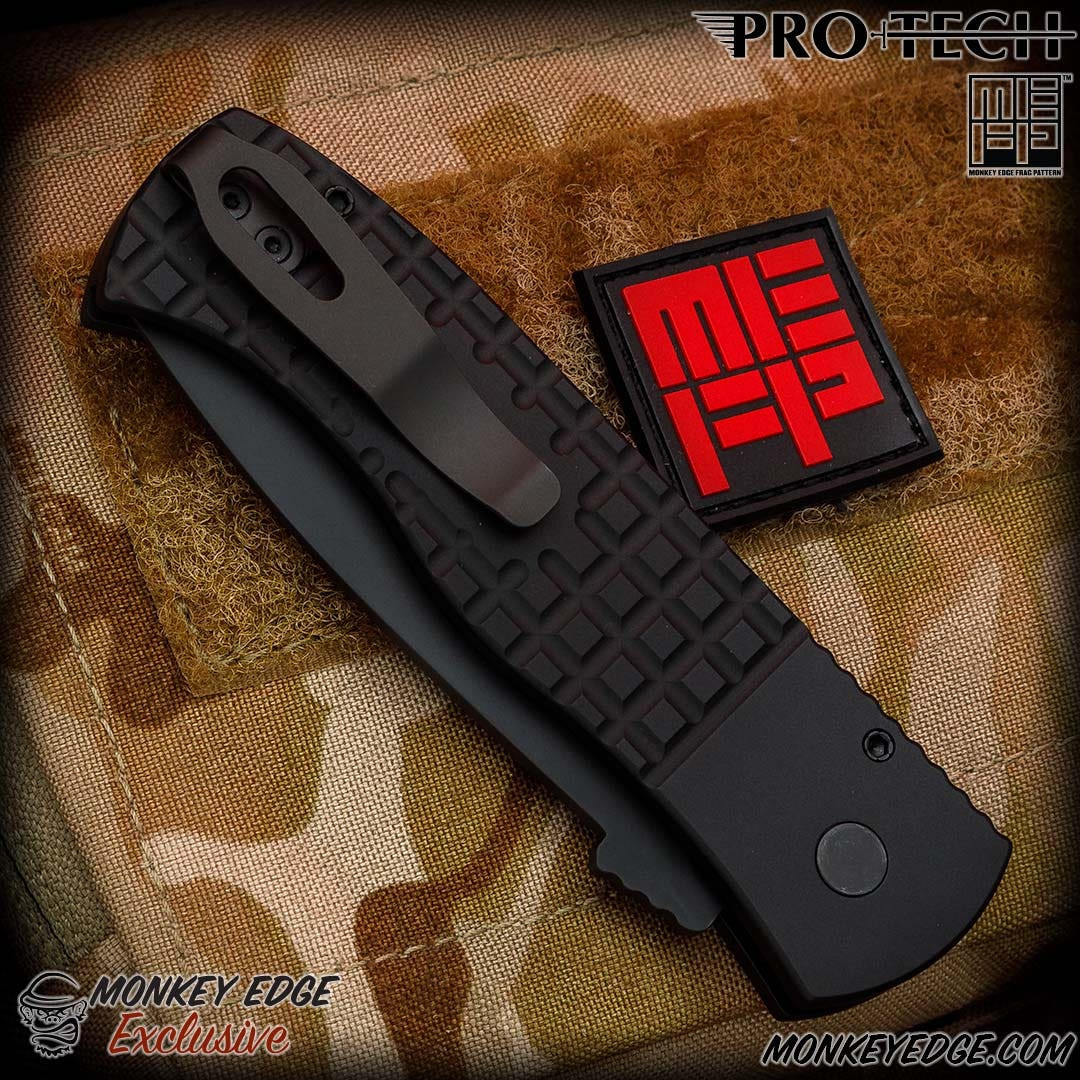 Monkey Edge - Pro-Tech Knives: CQC-7 Auto Tanto Operator - Black