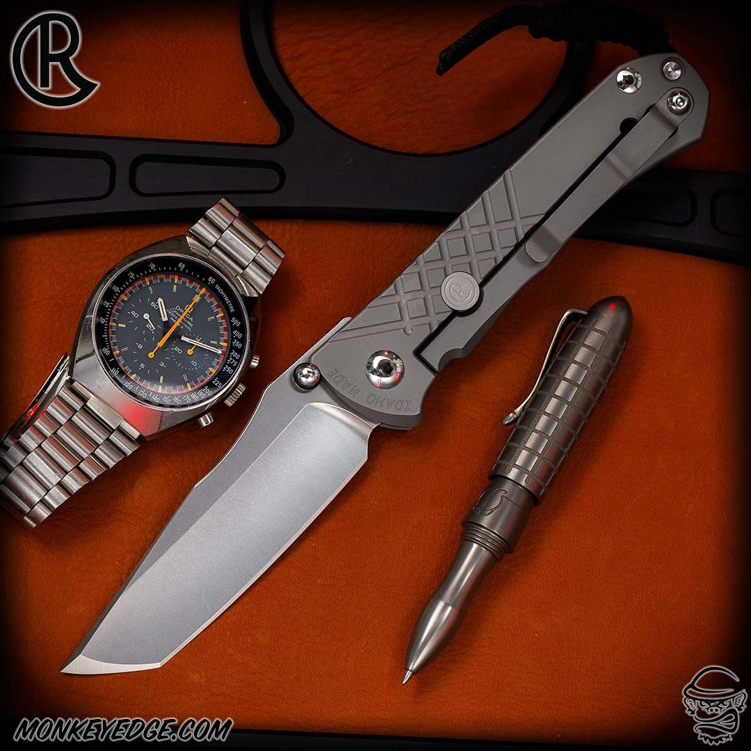 Monkey Edge - Chris Reeve Knives Folder: Umnumzaan - Tanto Glass
