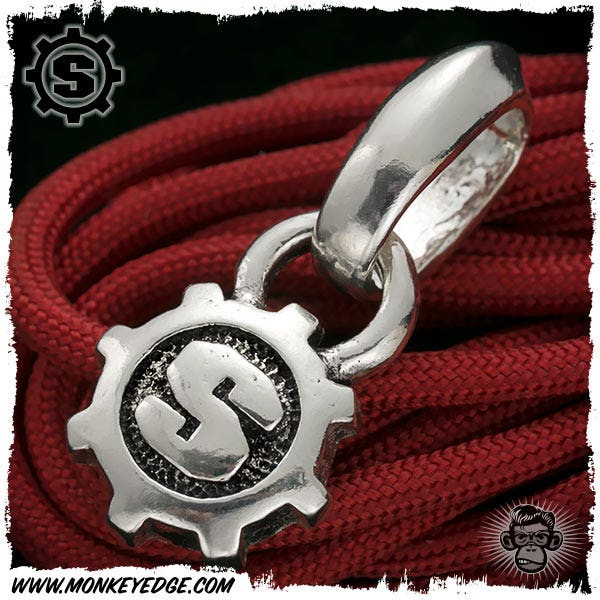 Monkey Edge - Starlingear Pendant: S-Gear - Silver