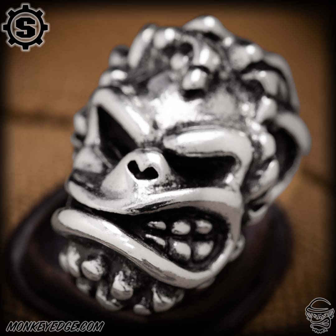 Monkey Edge - Starlingear Bead: Monkey Edge - Silver