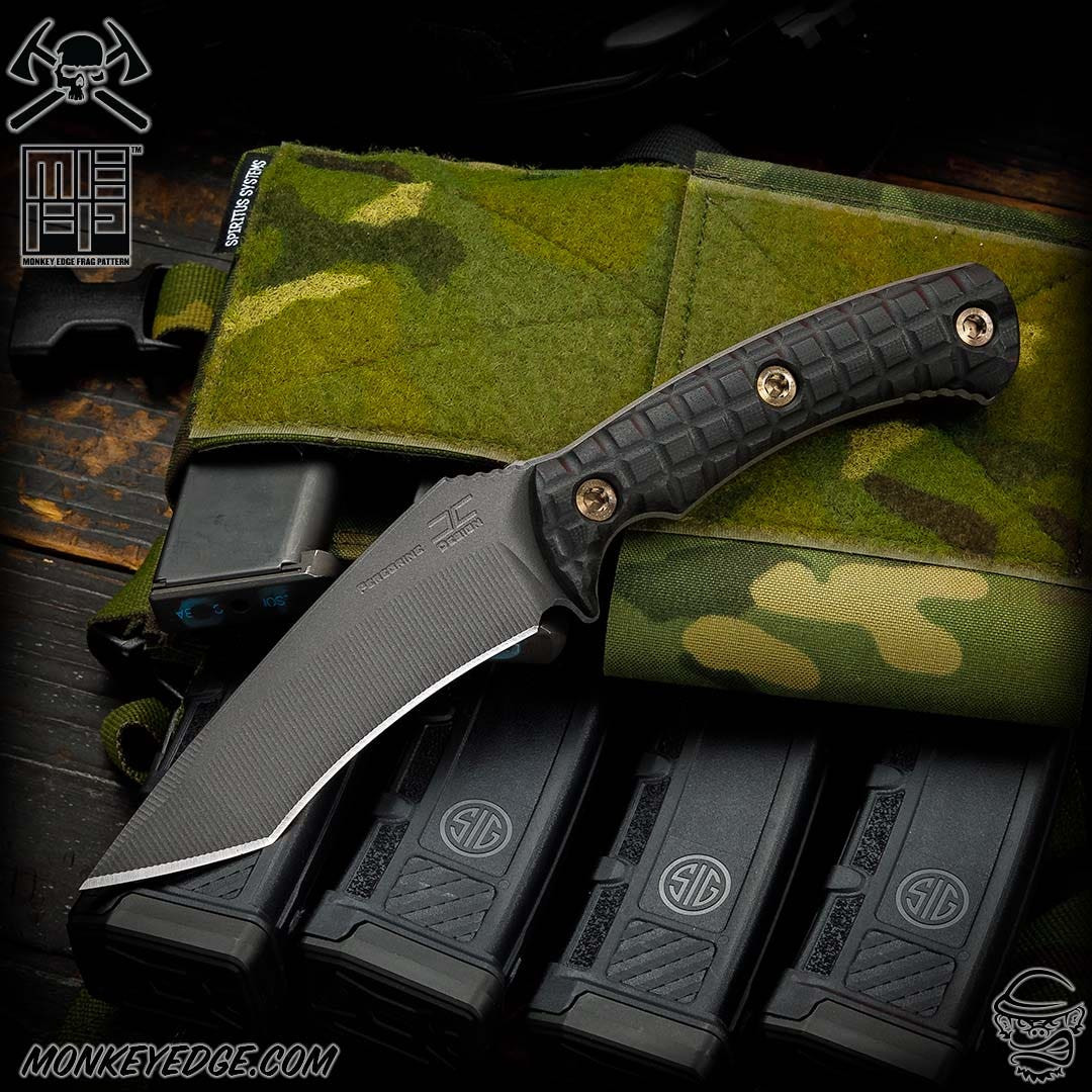 Monkey Edge - RMJ Tactical Fixed Blade: Peregrine - Tungsten