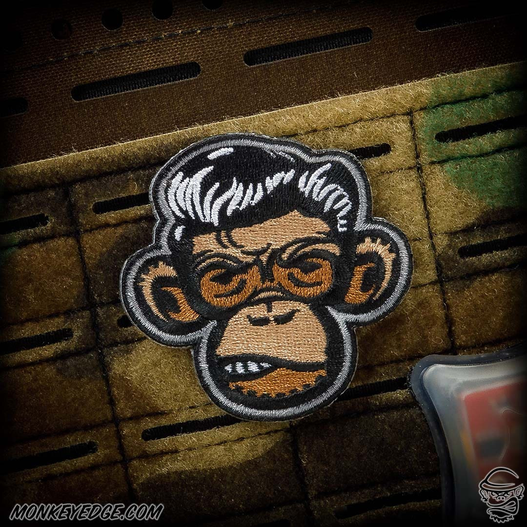 George Monkey Patch Monkey Edge - Monkey Edge Patch: Greaser Monkey - Full Color