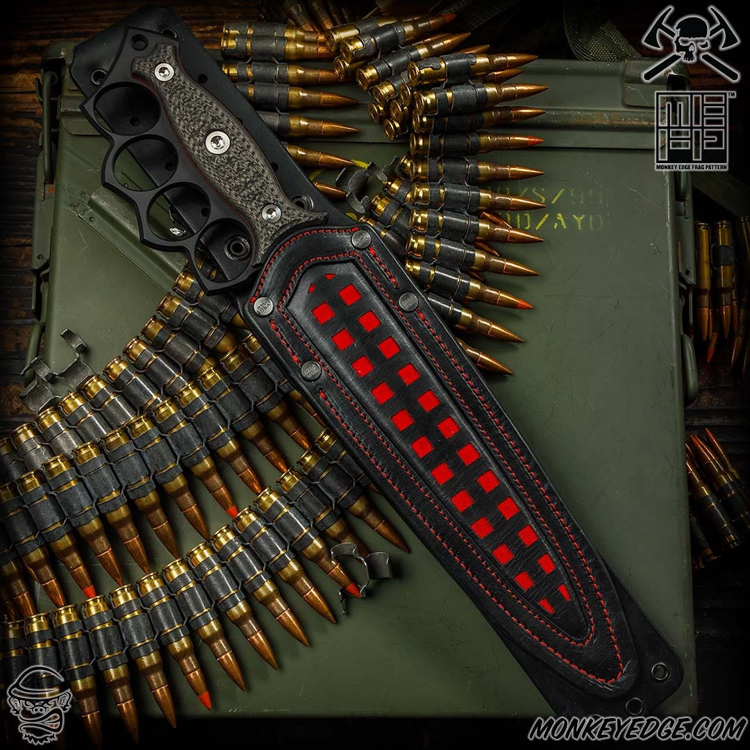 Monkey Edge - RMJ Tactical Fixed Blade: Lady Death - Blackout