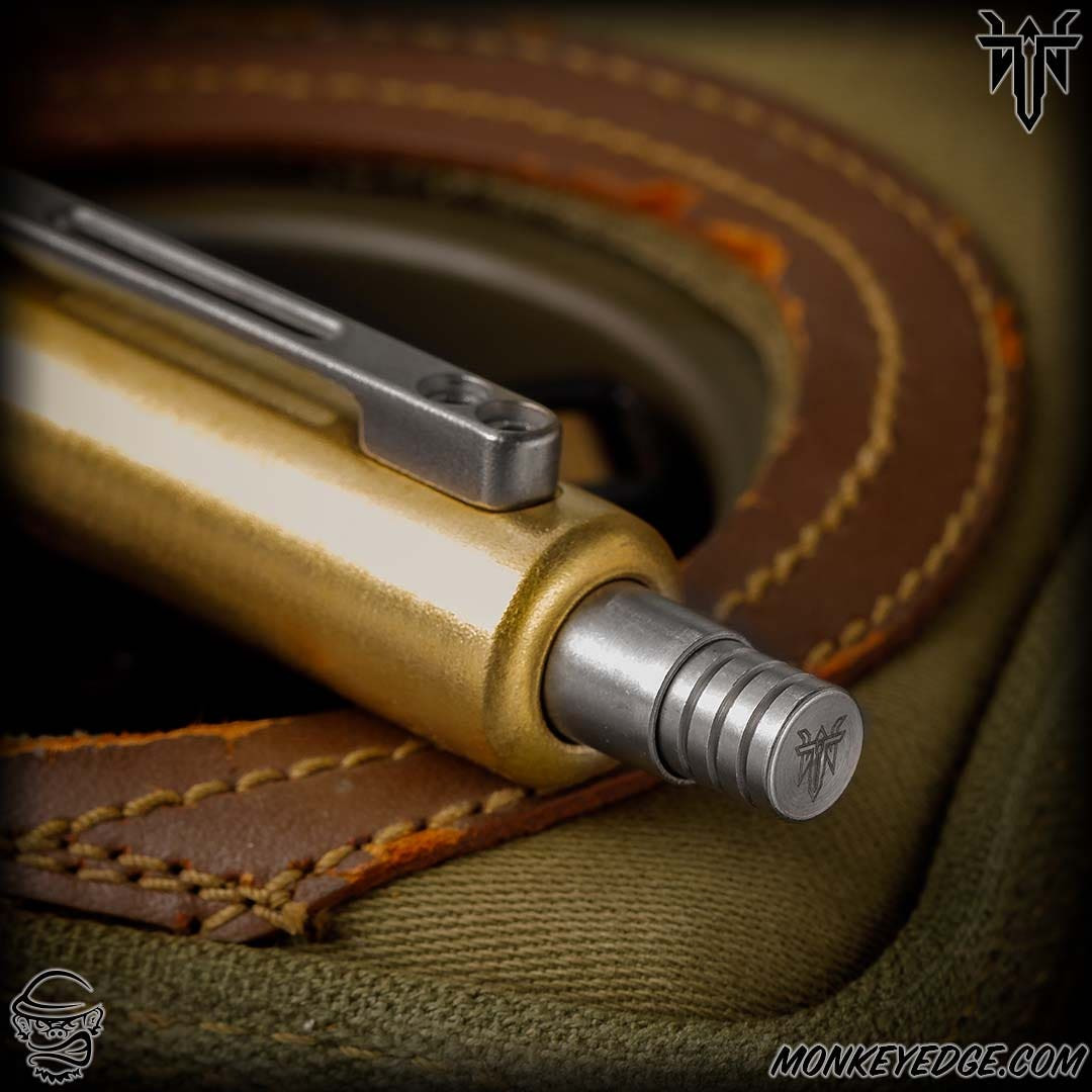 Monkey Edge - Tuff Writer MK 2 Special Mission Pen - Brass/Copper