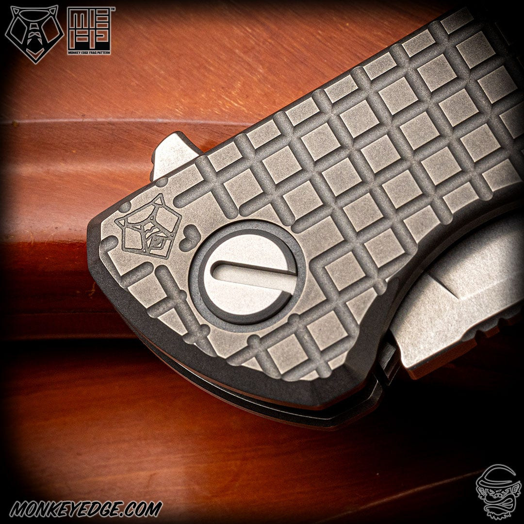 Monkey Edge - Shirogorov Knives: F95 Monkey Edge FRAG Pattern