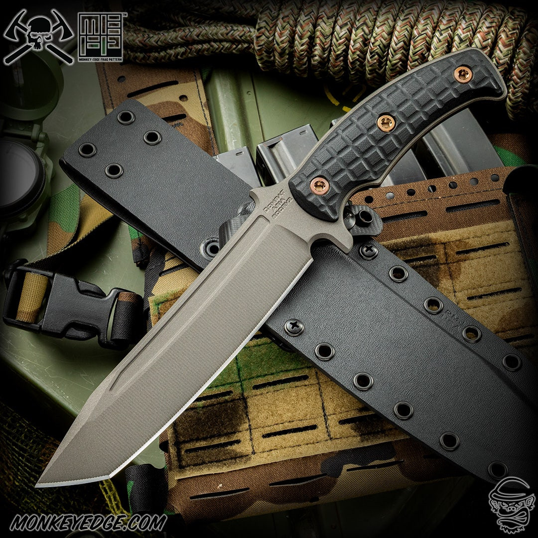 Monkey Edge - RMJ Tactical Fixed Blade: Combat Asia - Tungsten