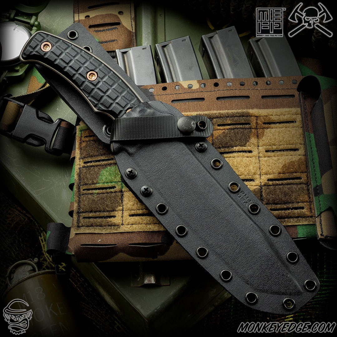 Monkey Edge - RMJ Tactical Fixed Blade: Combat Asia - Tungsten