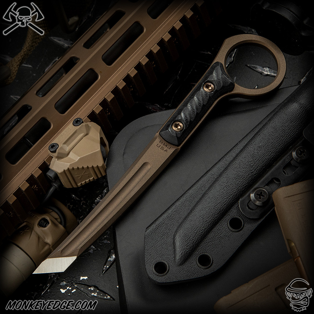 Monkey Edge - RMJ Tactical Fixed Blade: Stabby Guy (SG) - Midnight