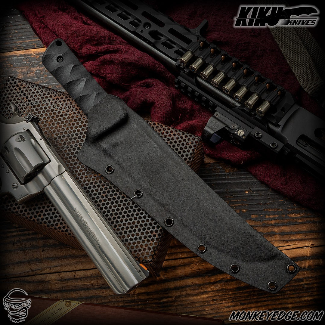 oki★様 Monkey Edge - Kiku Matsuda Knives: Okehazama - Acid Washed/Black G10