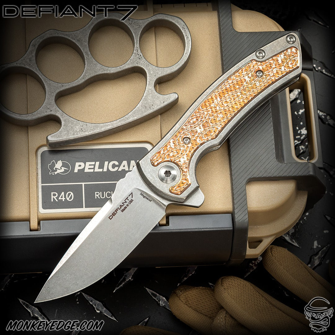 Monkey Edge - Defiant 7 Folder: Hyrax - Stonewashed/Mokume