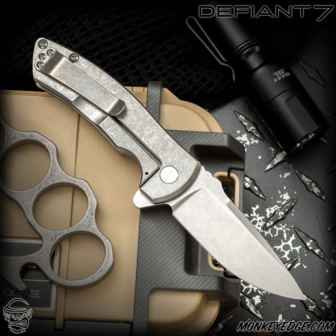 Monkey Edge - Defiant 7 Folder: Hyrax - Stonewashed/Mokume