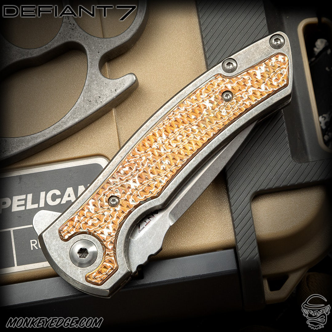 Monkey Edge - Defiant 7 Folder: Hyrax - Stonewashed/Mokume