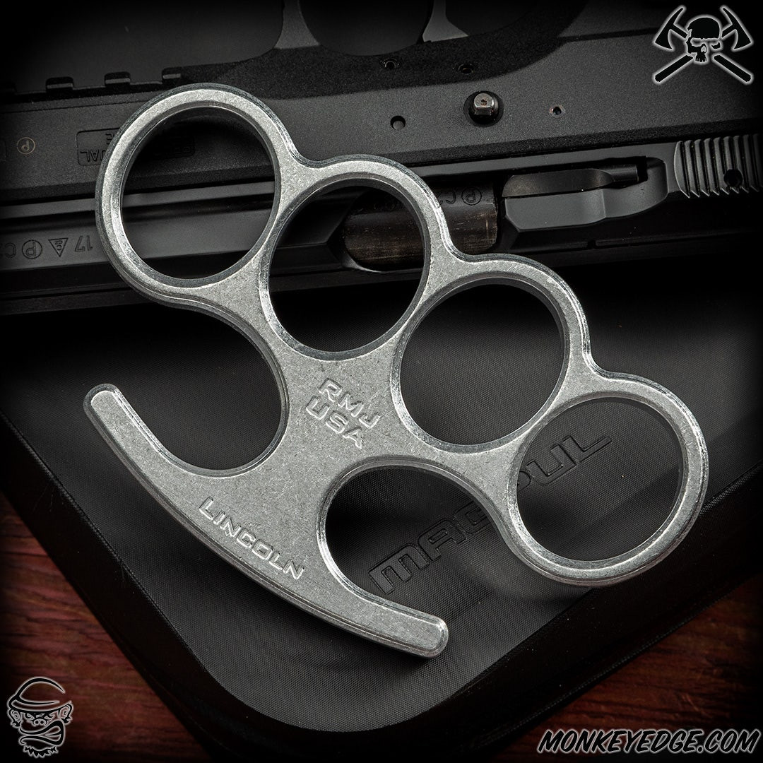 Monkey Edge - RMJ Tactical: Gold Point Lincoln - Aluminum Stonewashed