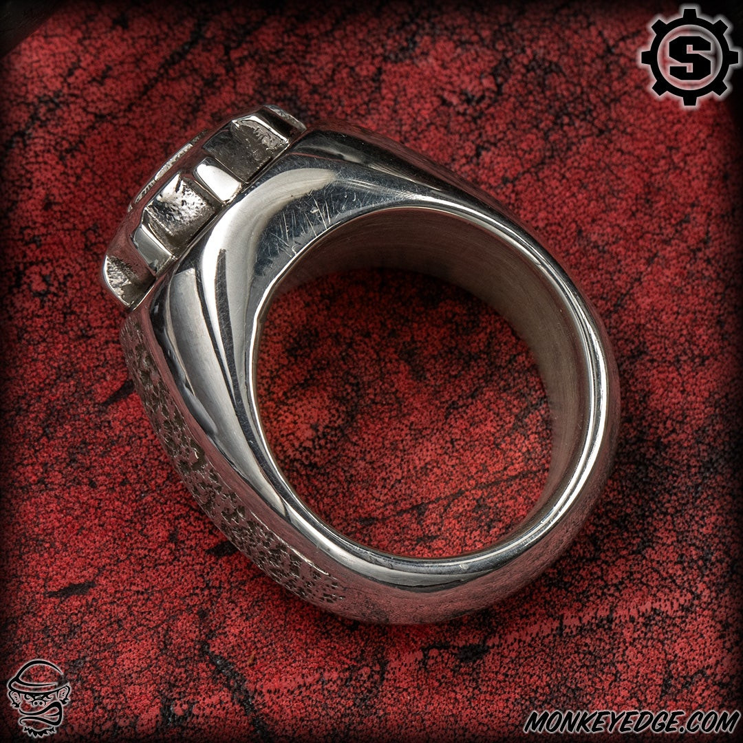 Monkey Edge - Starlingear Ring: S-Gear Signet - Silver - 10