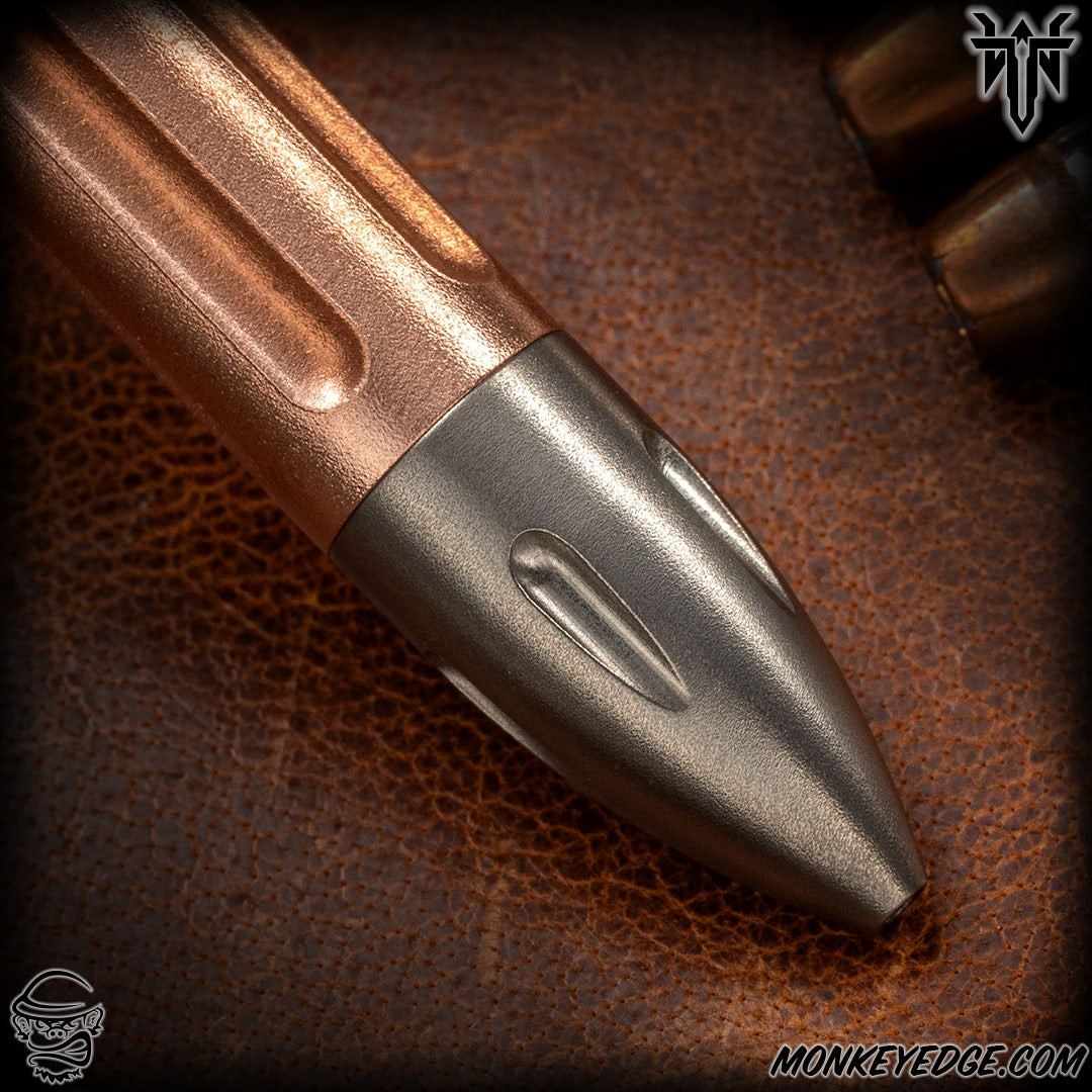 Monkey Edge - Tuff Writer MK 2 Special Mission Pen - Titanium/Copper