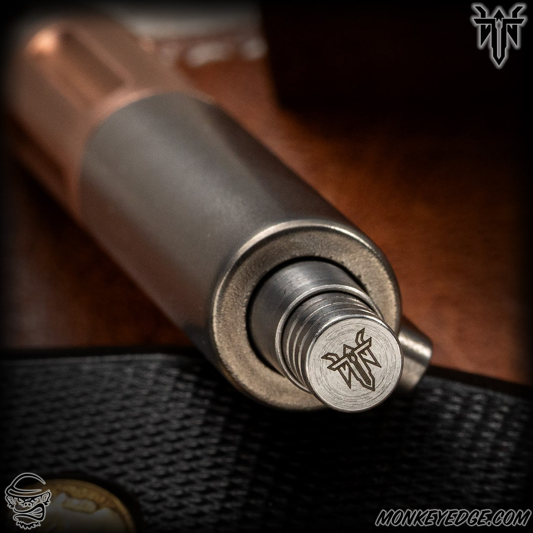 Monkey Edge - Tuff Writer MK 2 Special Mission Pen - Titanium/Copper