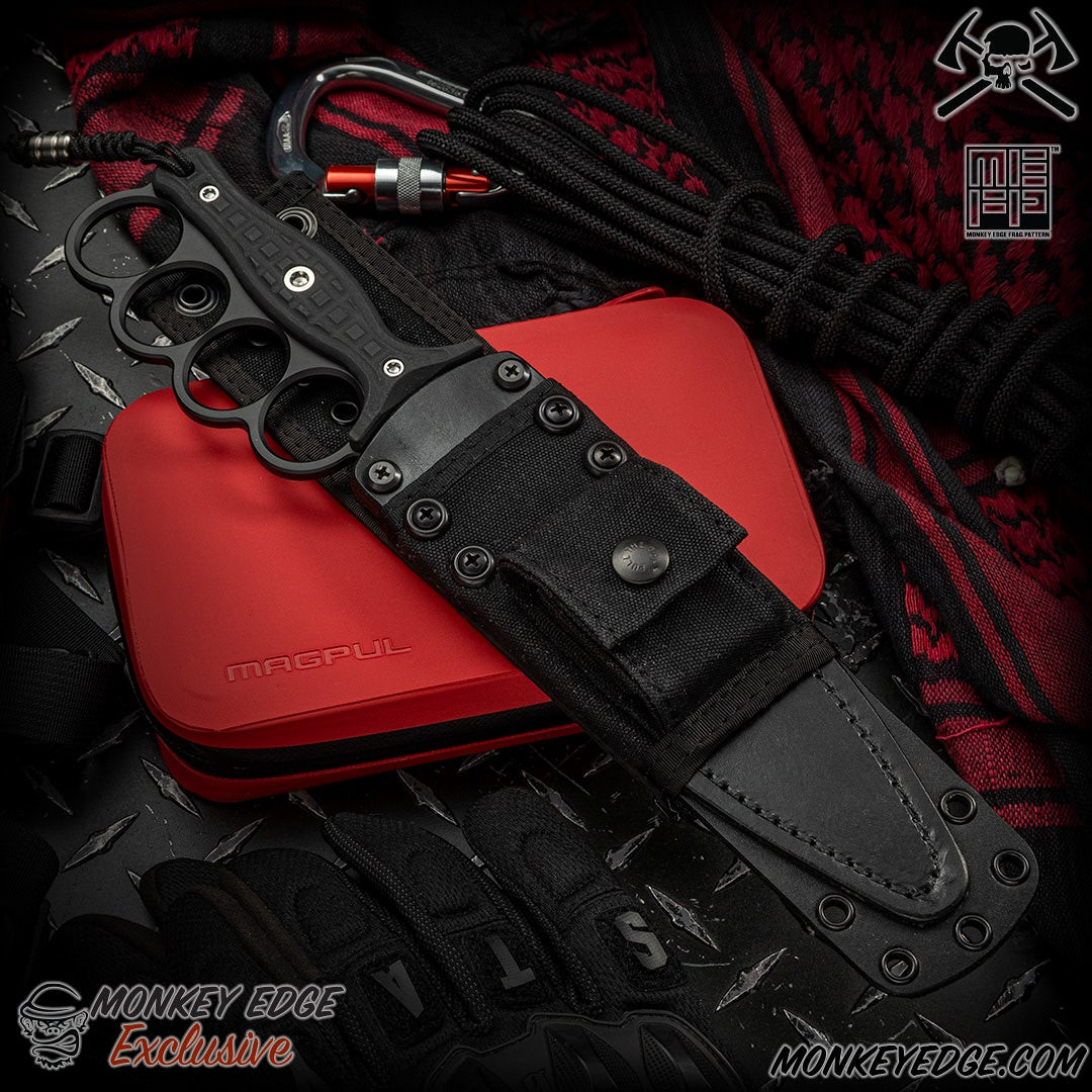 Monkey Edge - RMJ Tactical Fixed Blade: Trench Raider - Blackout
