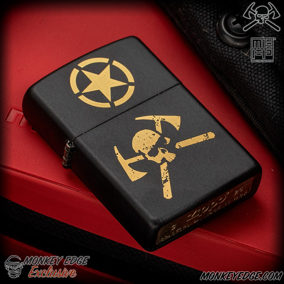 Monkey Edge - RMJ Tactical Fixed Blade: Trench Raider - Blackout Monkey Edge - RMJ Tactical Fixed Blade: Trench Raider - Blackout