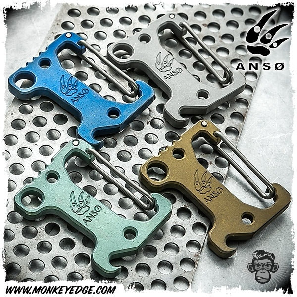 Monkey Edge - Anso of Denmark Carabiner V.4 - Titanium
