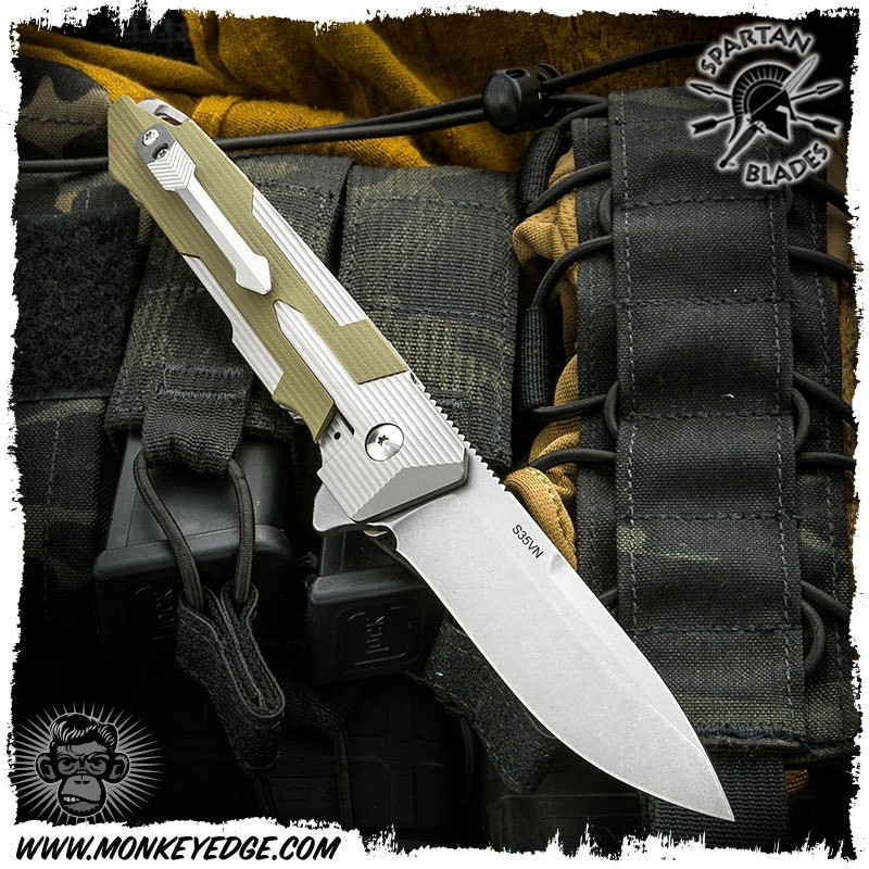 Monkey Edge - Spartan Blades Folder: Kranos - G10