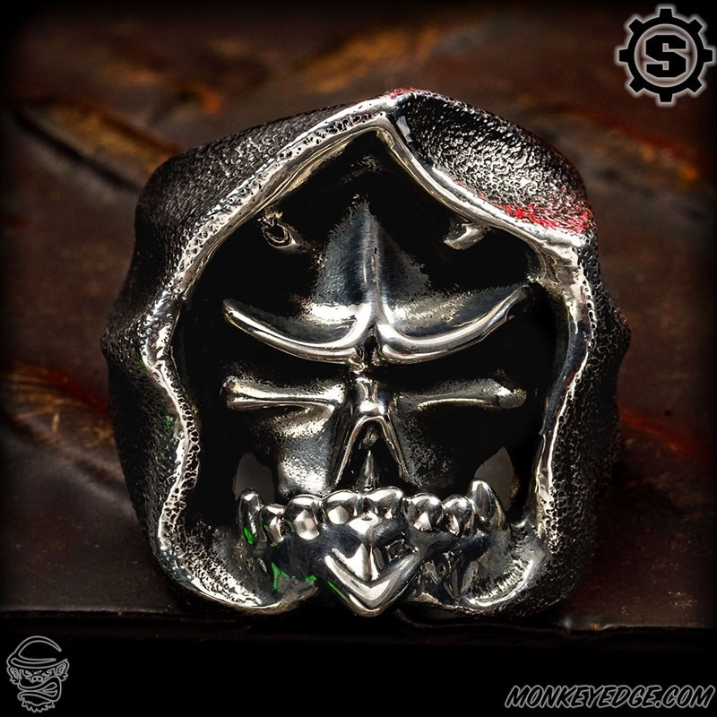 Monkey Edge - Starlingear Ring: Devil Kaze Reaper Puncher - Silver