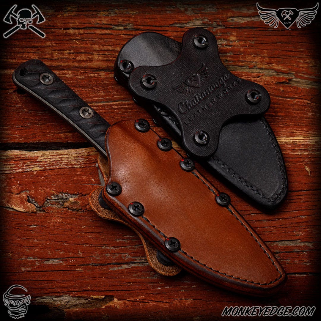 ♡ mmkt-6816♡ Monkey Edge - RMJ Tactical: Chattanooga Leatherworks Sheath - Utsidihi