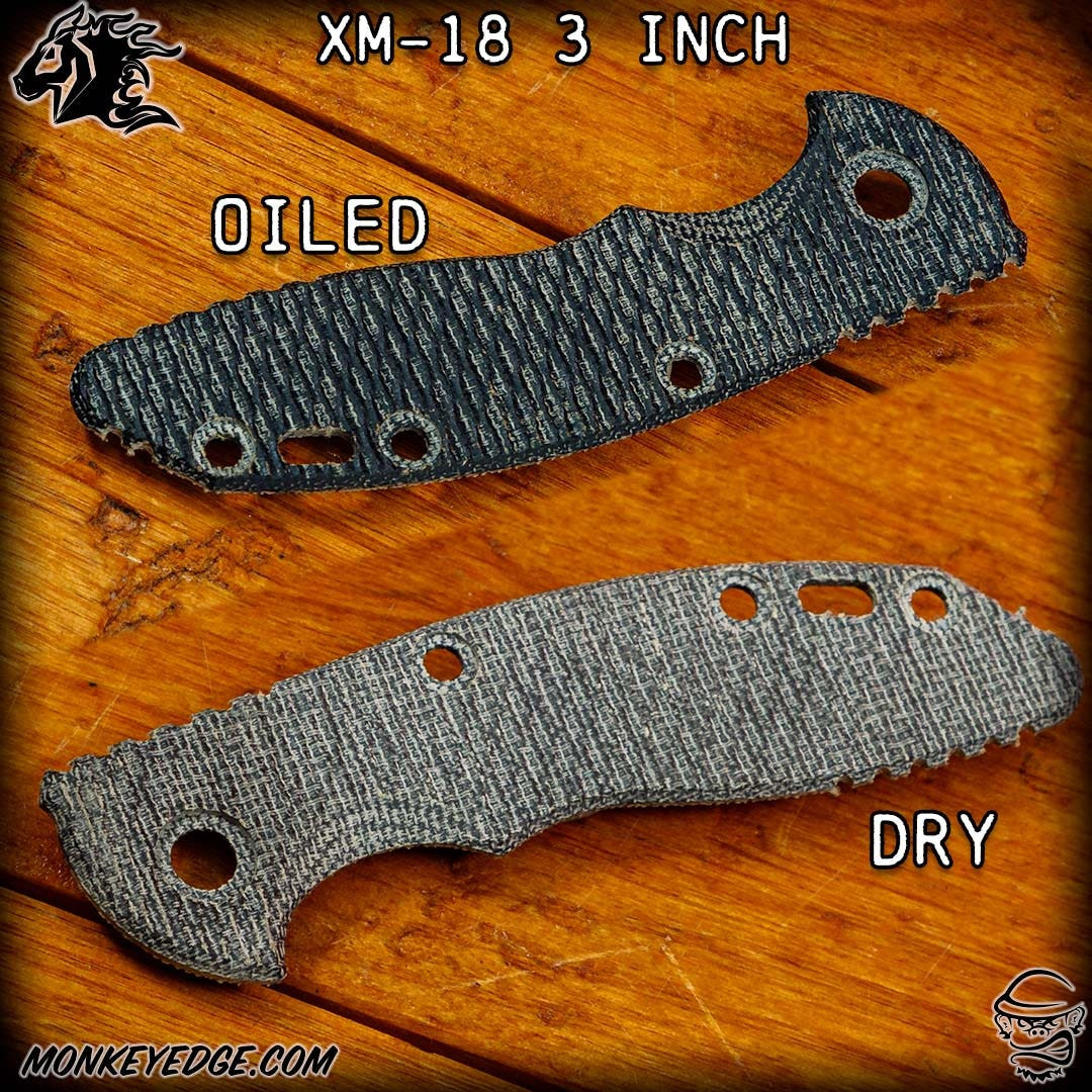 Monkey Edge - Hinderer Scale: XM-18 3 Inch - Micarta Textured