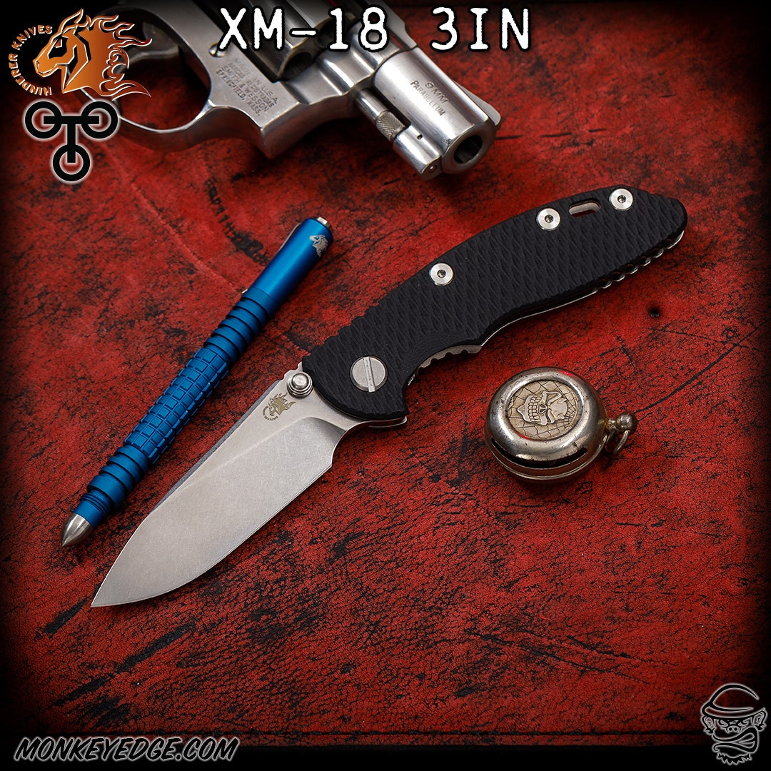 Monkey Edge - Hinderer Knives: XM-18 3 inch Non-Flipper Slicer w
