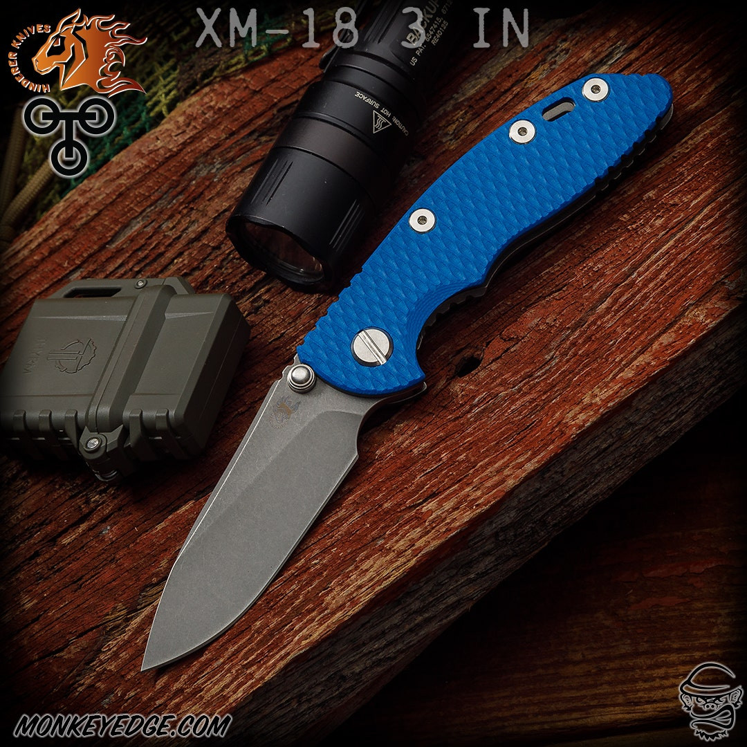 Monkey Edge - Hinderer Knives: XM-18 3 inch Non-Flipper Slicer w
