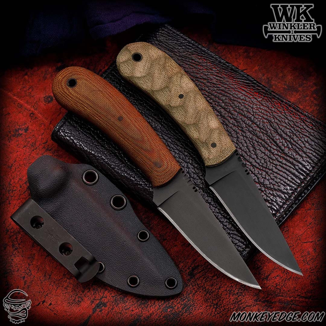 Monkey Edge - Winkler Knives Fixed: SD-2 (w/Kydex Sheath)