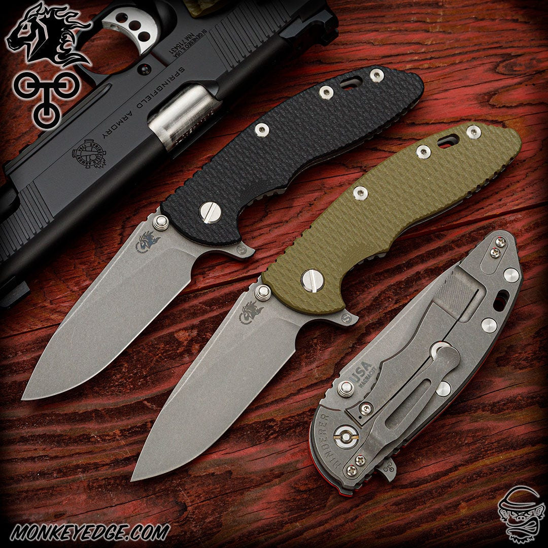 Monkey Edge - Hinderer Knives: XM-18 3.5 inch Skinny Slicer w/Tri