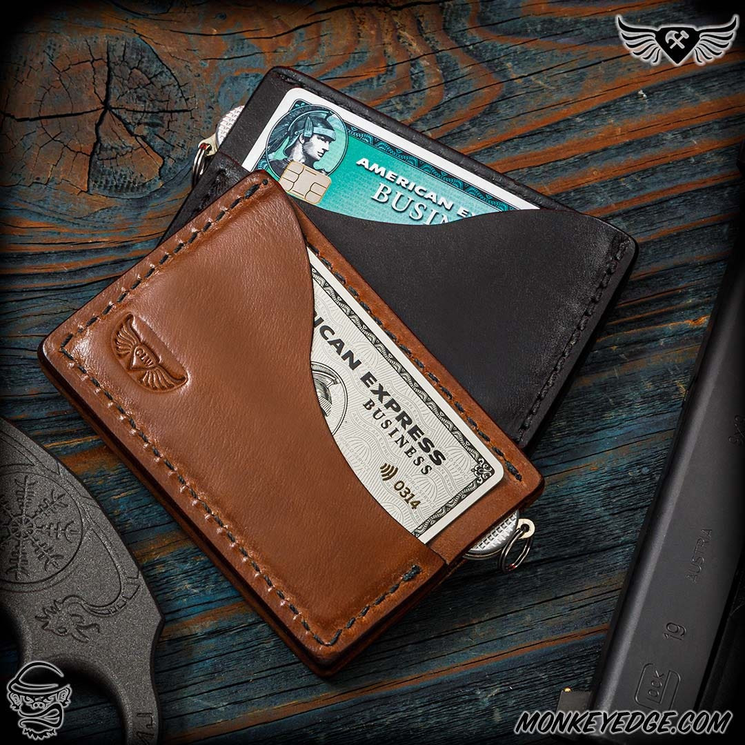 Monkey Edge - Chattanooga Leather Works Single Shot Card Wallet