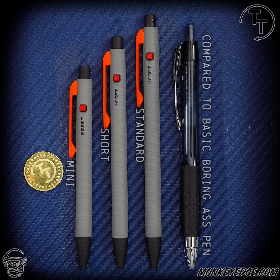 Monkey Edge - Tactile Turn: Slim Side Click Pen - 8-Bit Limited