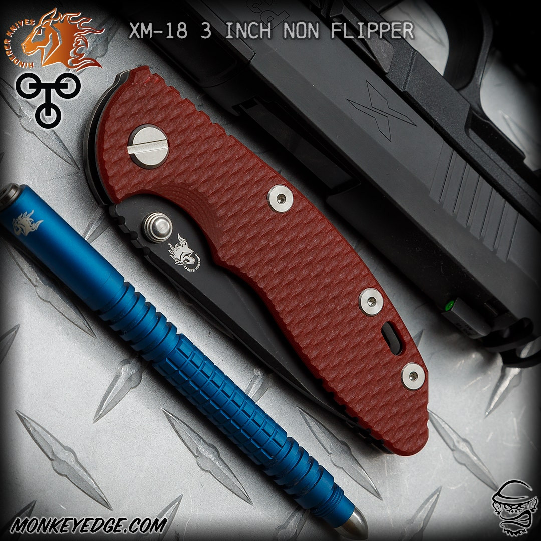 Monkey Edge - Hinderer Knives: XM-18 3 inch Non-Flipper Slicer w