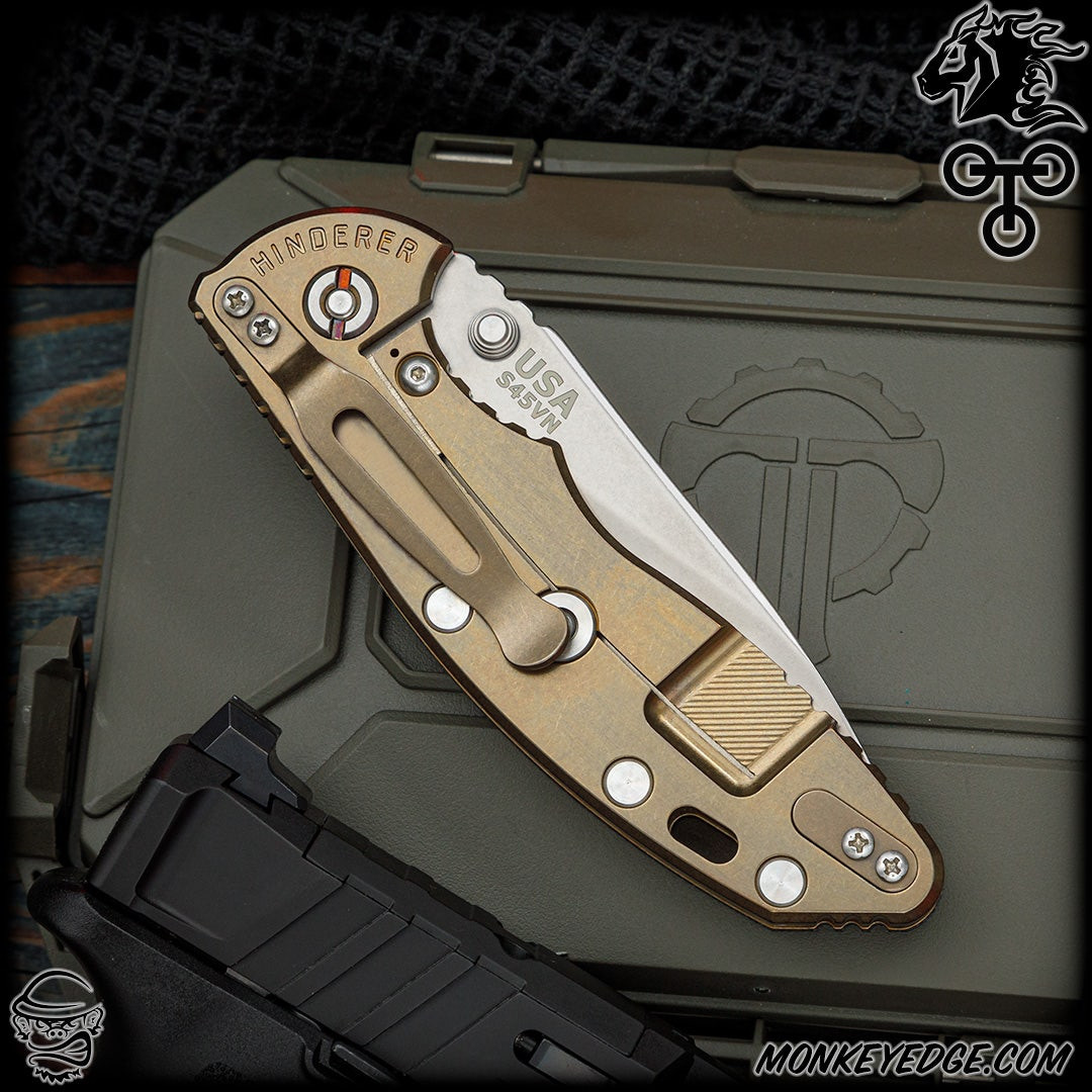 Monkey Edge - Hinderer Knives: XM-18 3.5 inch Non-Flipper Slicer w