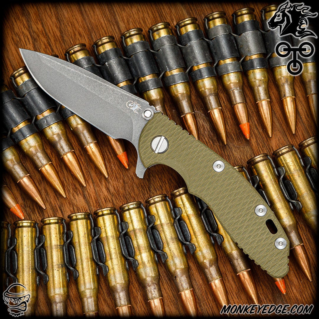Monkey Edge - Hinderer Knives: XM-18 3 inch Spanto w/Tri-Way