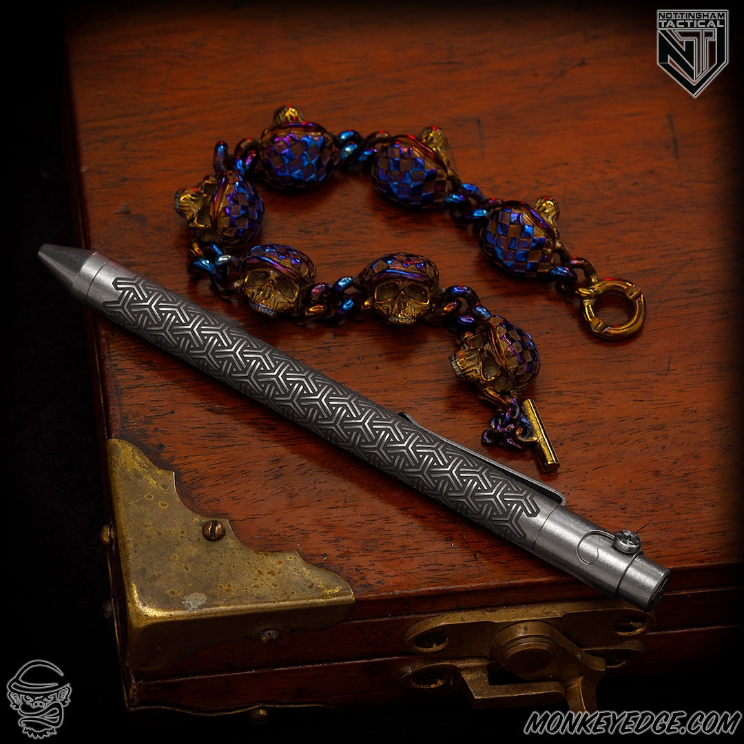 Monkey Edge - Nottingham Tactical: Standard Pen - Titanium Two