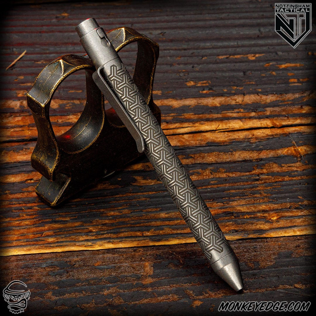 Monkey Edge - Nottingham Tactical: Standard Pen - Titanium Two
