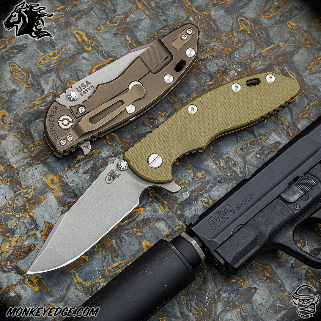 Monkey Edge - Hinderer Knives: XM-18 3.5 inch Harpoon Spanto