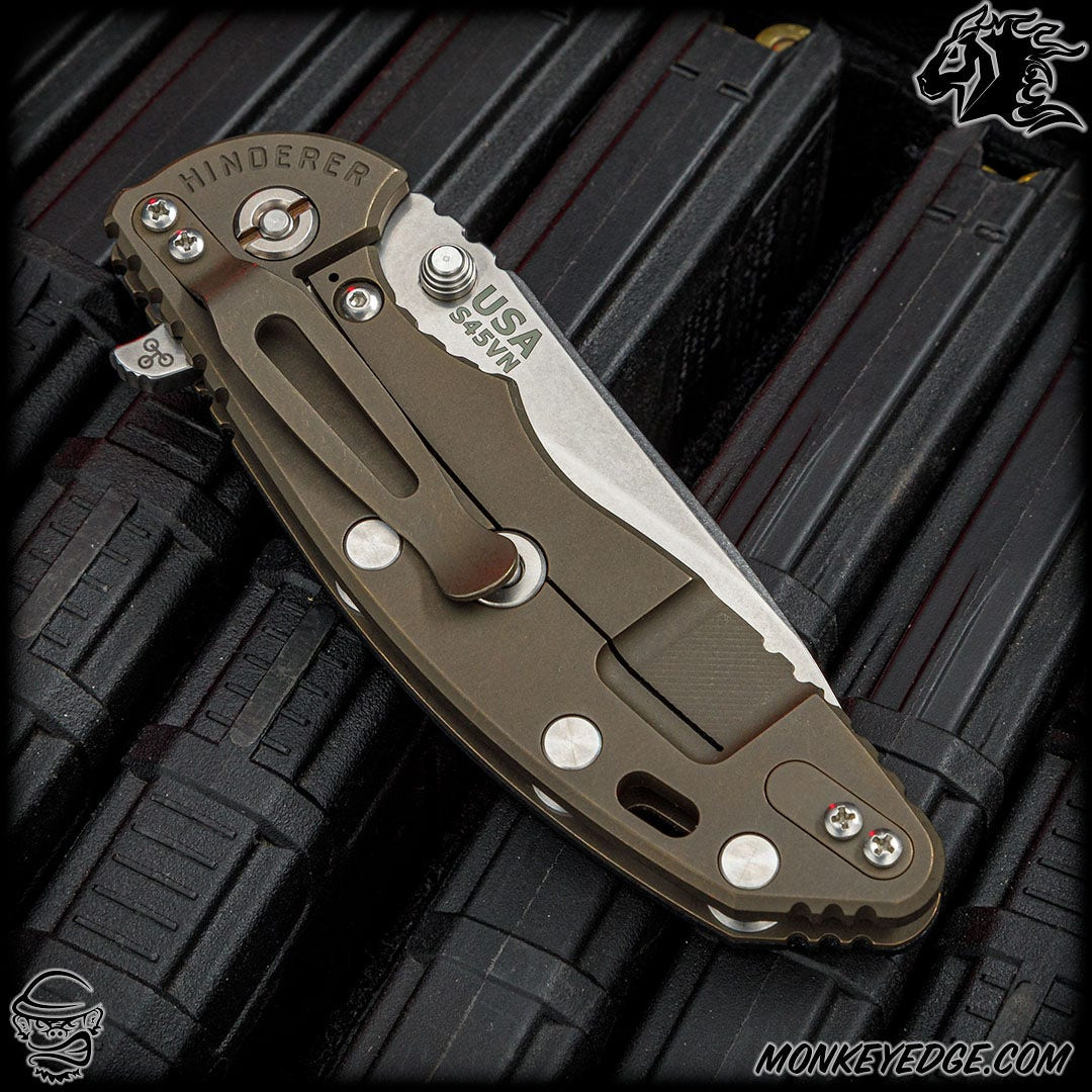 Monkey Edge - Hinderer Knives: XM-18 3.5 inch Slicer - Battle