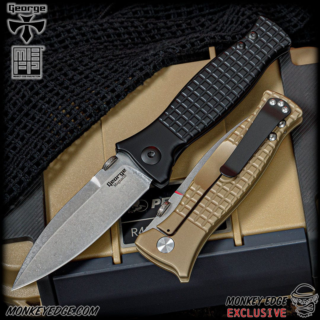 Monkey Edge - George Knives MK3 - Stonewashed/DLC Monkey Edge FRAG