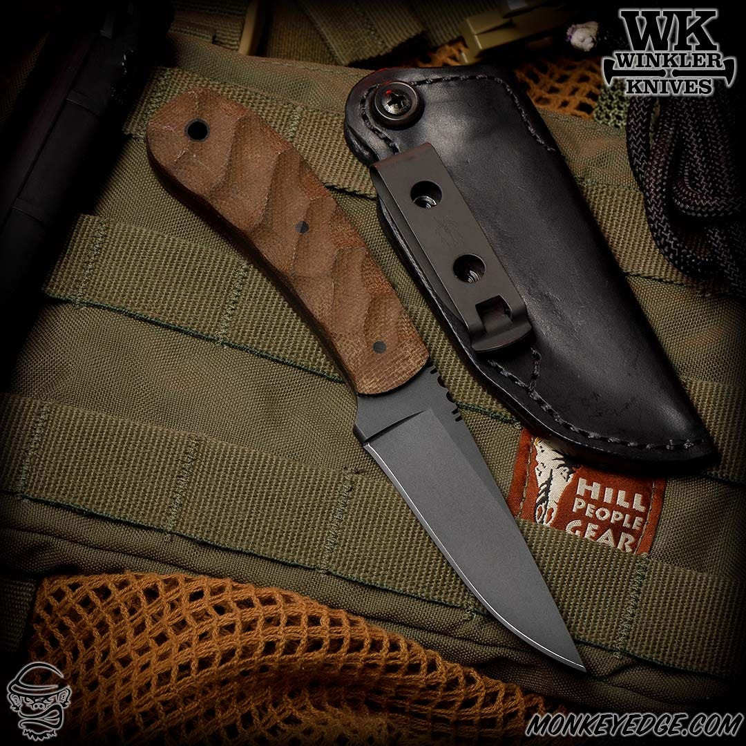 Winkler Knives Fixed: SD-2 (w/Leather Sheath)
