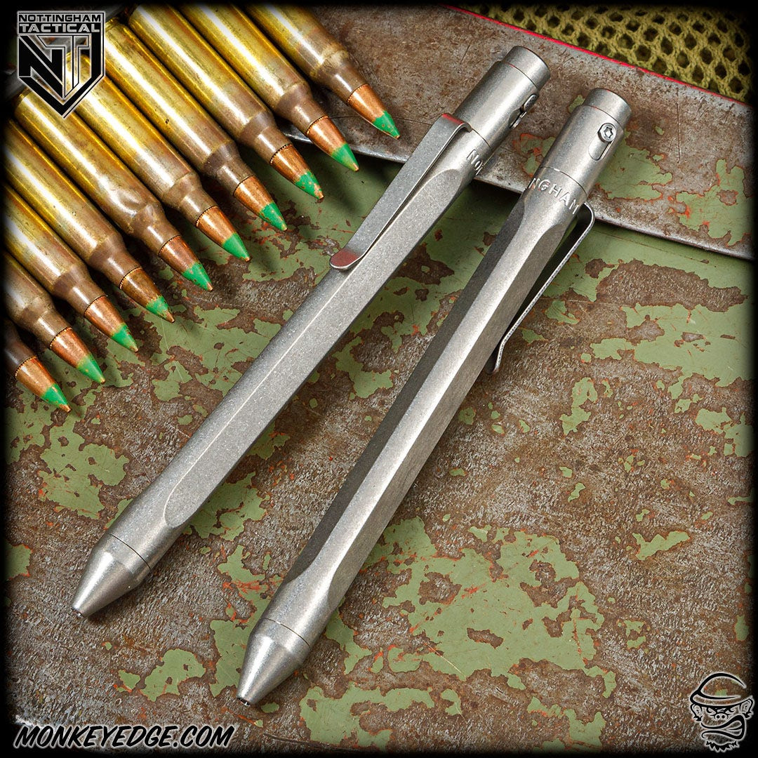 Monkey Edge - Nottingham Tactical: G2 Full Size Pen - Titanium