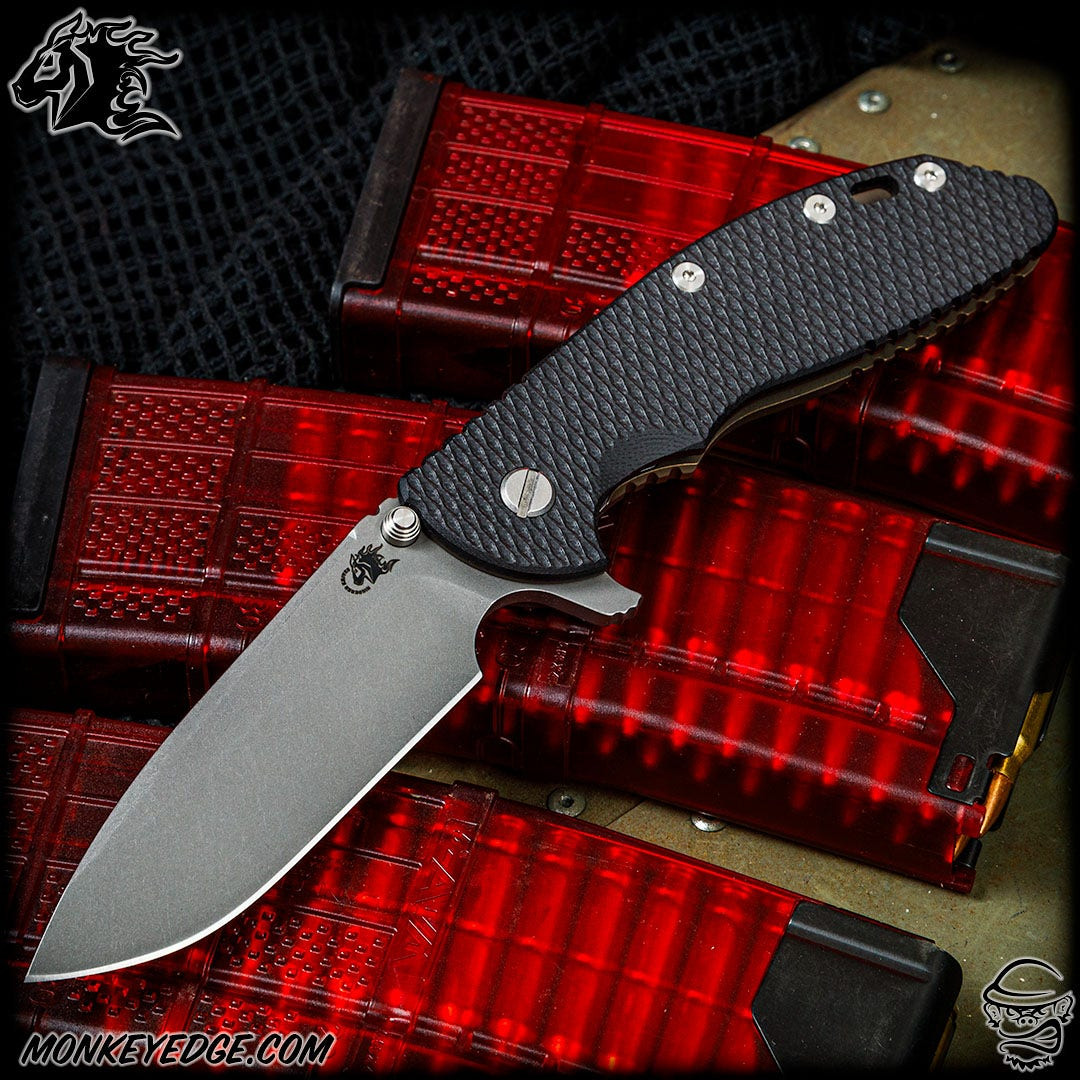 Monkey Edge - Hinderer Knives: XM-24 Spearpoint - Battle Bronze