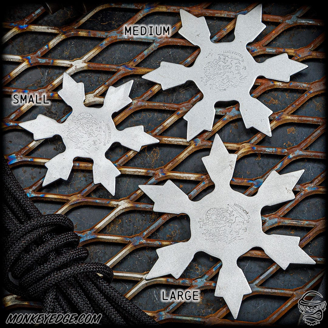 Monkey Edge - Vintage 80's Japanese Six-Point Shuriken Set - Blasted