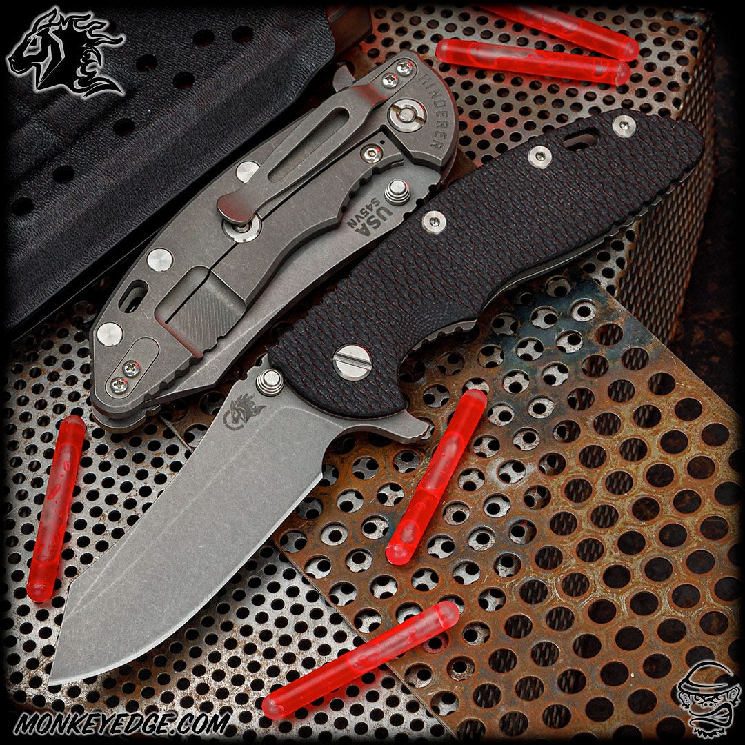 Monkey Edge - Hinderer Knives: XM-18 3.5 inch Skinner - Working Finish
