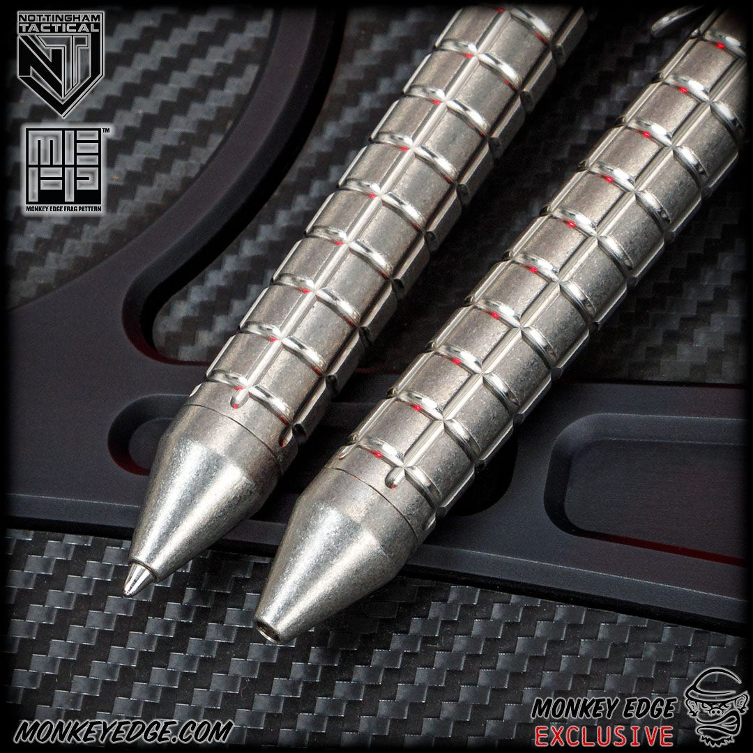 Monkey Edge - Nottingham Tactical: Standard Pen - Titanium Tumbled