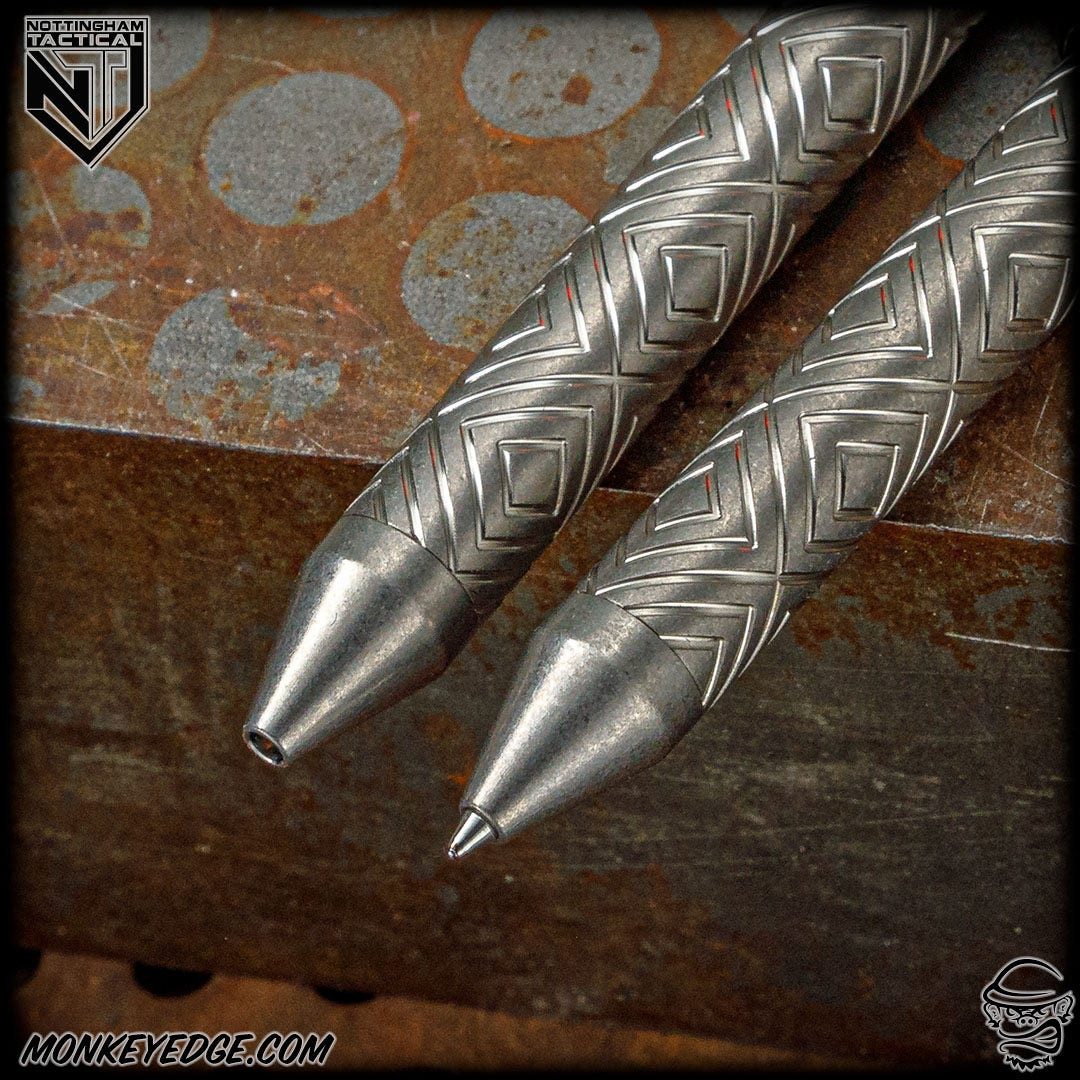 Monkey Edge - Nottingham Tactical: Standard Pen - Titanium Tumbled
