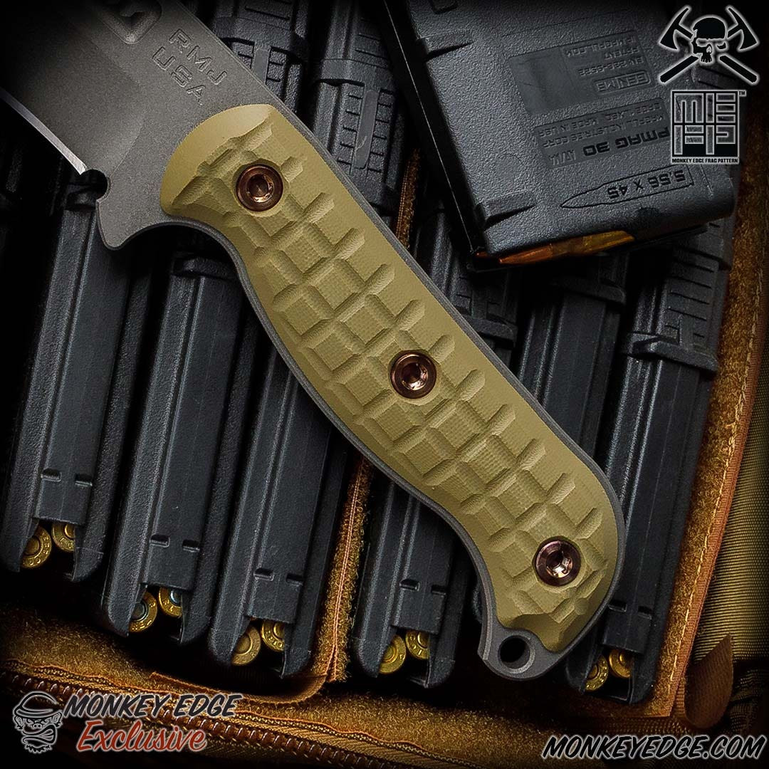RMJ Tactical Grips: Kukri Monkey Edge FRAG Pattern - Monkey Edge